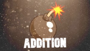 Bild för mattespelet Bomben Addition.