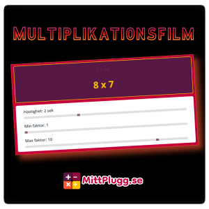 Multiplikation som film